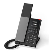 Snom 00007008 HD350W Telefono IP Wi-Fi Gigabit Ethernet 2 porte RJ-45 PoE vivavoce antibatterico colore Nero