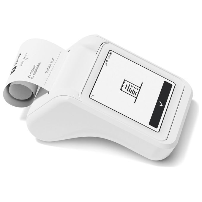 Sumup 800620001 Solo con Stampante POS Portatile Wi-Fi Dati Illimitati Touchscreen Stampa Termica colore Bianco