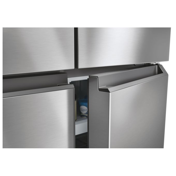 Haier HCR3818ENMM Cube 83 Serie 3 Frigorifero Multidoor 467 L 181 cm Classe E 35 dB Total No Frost 4 Porte colore Platino Inox