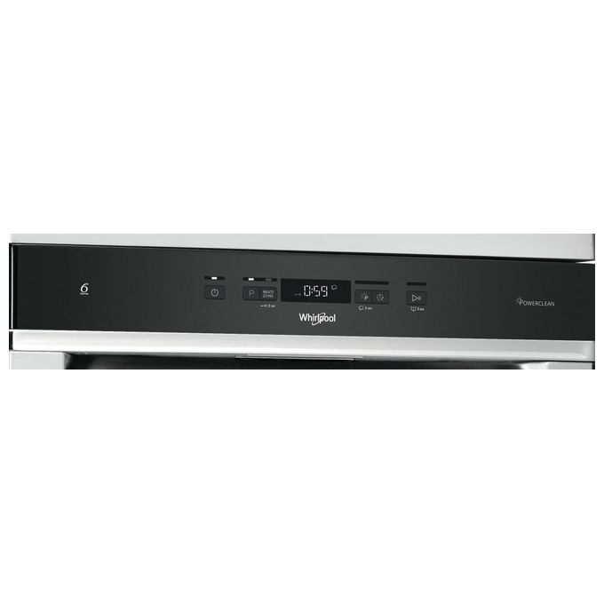 Whirlpool WFC3C26PFX Lavastoviglie Libera Installazione 14 coperti Classe E 6° SENSO NaturalDry 46 dB 8 programmi (85x60x59 cm) colore Inox