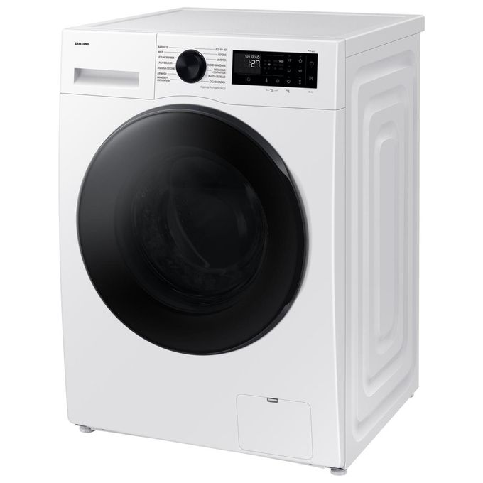 Samsung WD11DG5B15BEET Crystal Clean Lavasciuga Frontale 11-6 Kg 1400 rpm Classe A EcoBubble Vapore Wi-Fi SpaceMax (85x60x60 cm) colore Bianco
