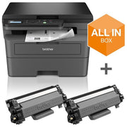 Brother DCP-L2627DWXL Stampante Multifunzione Laser 3 in 1 A4 Mono 32 ppm Duplex Auto Wi-Fi 250 fogli 6000 pagine incluse colore Nero