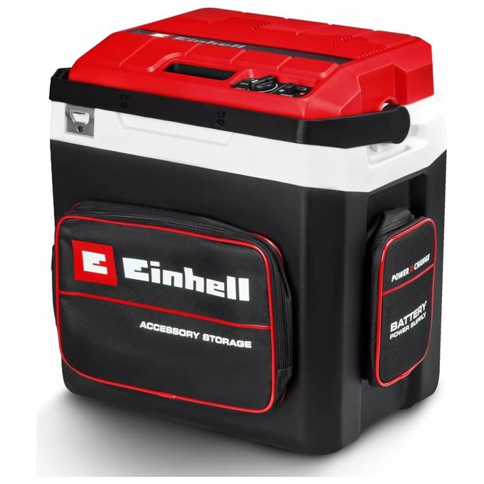 Einhell 2048420 TE-COL 18-27 Li-Solo Frigo Portatile 27 L Alimentazione 12 V 230 V e Batteria 18 V colore Nero Rosso Bianco