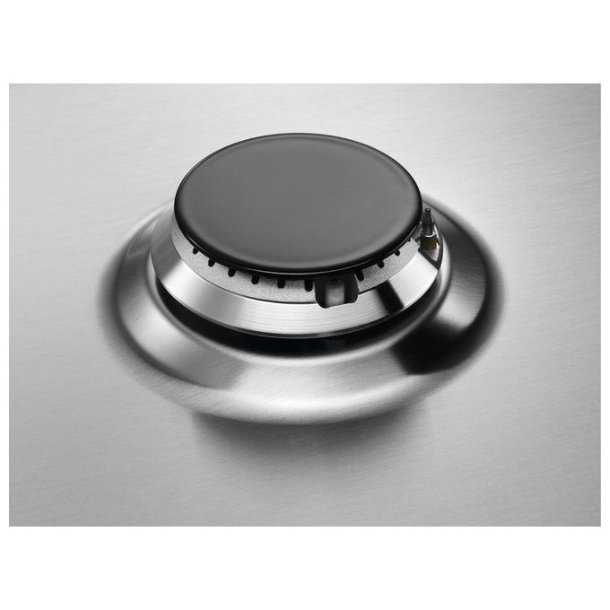 Aeg HGB64400SM Slim Line Piano Cottura a Gas 4 Zone Bruciatori SpeedBurner 60 cm Inox