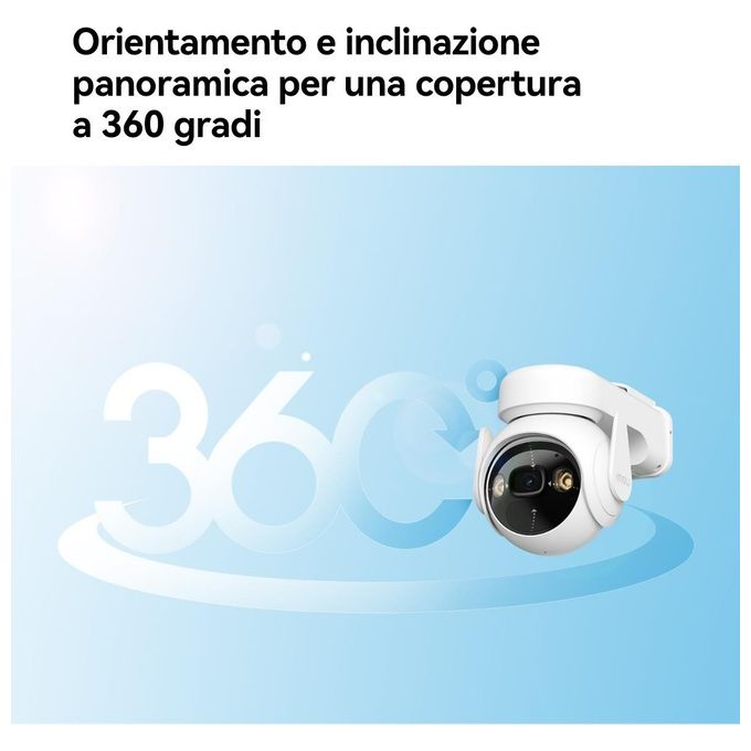 Imou KIT-IPC-K9EP-3T0WE Cell PT Kit Telecamera IP Esterno 2K 3MP Pan Tilt 360° Batteria 15000 mAh Pannello Solare IP66 colore Bianco