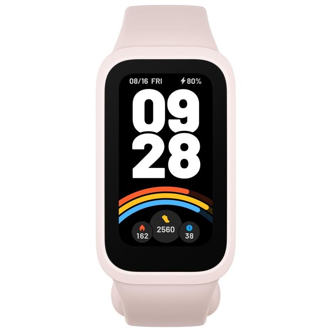 Xiaomi BHR9917GL Smart Band 9 Active Braccialetto per rilevamento di attivita' Schermo TFT 1.47'' Risoluzione 172 x 320 Pixel Batteria 300 mAh Autonomia 18 giorni Resistenza 5 ATM colore Rosa