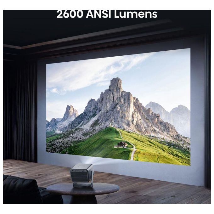 Hisense C2 PRO Videoproiettore Laser 4K UHD 2600 ANSI Lumen Smart VIDAA U7 HDR10+ DTS Virtual X colore Grigio