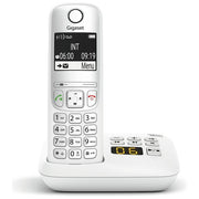 Gigaset S30852-H2830-B132 AE690A Telefono analogico DECT con vivavoce identificatore di chiamata e segreteria telefonica colore Bianco