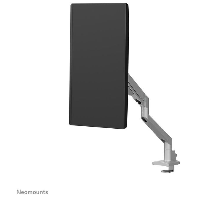 Neomounts DS70-250SL1 Braccio per Monitor 17-35'' Regolazione Altezza a Molla a Gas Rotazione 360° Inclinazione -45° a 45° colore Argento