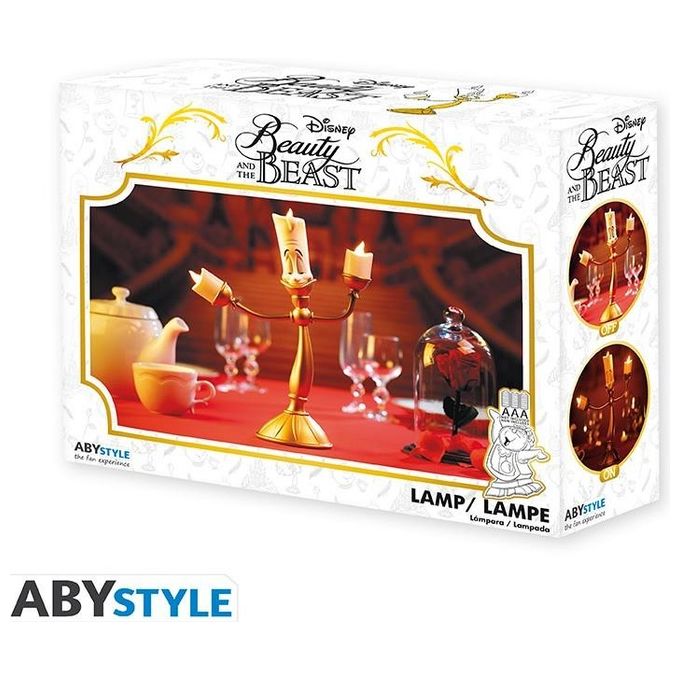 Abystyle ABYLIG016 Disney La Bella e la Bestia Lampada LED Lumiere 31 cm A batterie colore Multicolore