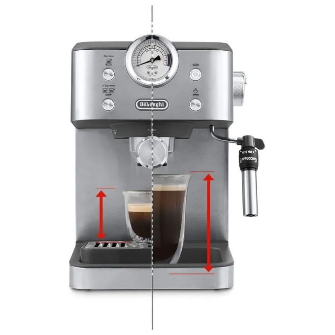 De'Longhi EM450.M Linea Classic Macchina da caffe' Manuale 1,7 L 15 bar 1350 W Montalatte colore Nero Acciaio Inox