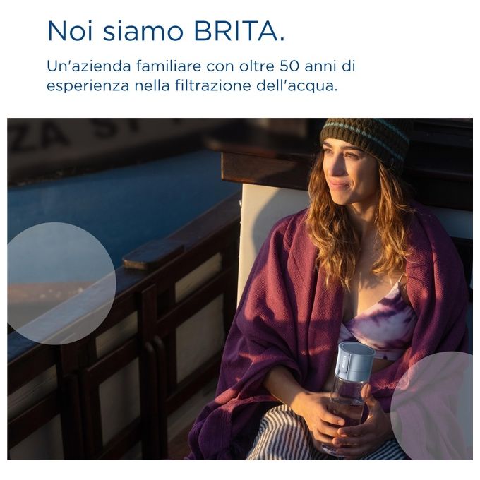 Brita 4006387051761 MicroDisc Filtro Acqua per Borraccia Fill and Go Active Vital 3 Pezzi Carboni Attivi 150 L durata