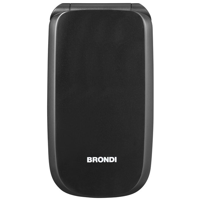 Brondi 10281060 Raptor Telefono per anziani Display 2.8'' Dual SIM USB-C Batteria 800 mAh colore Nero Metal