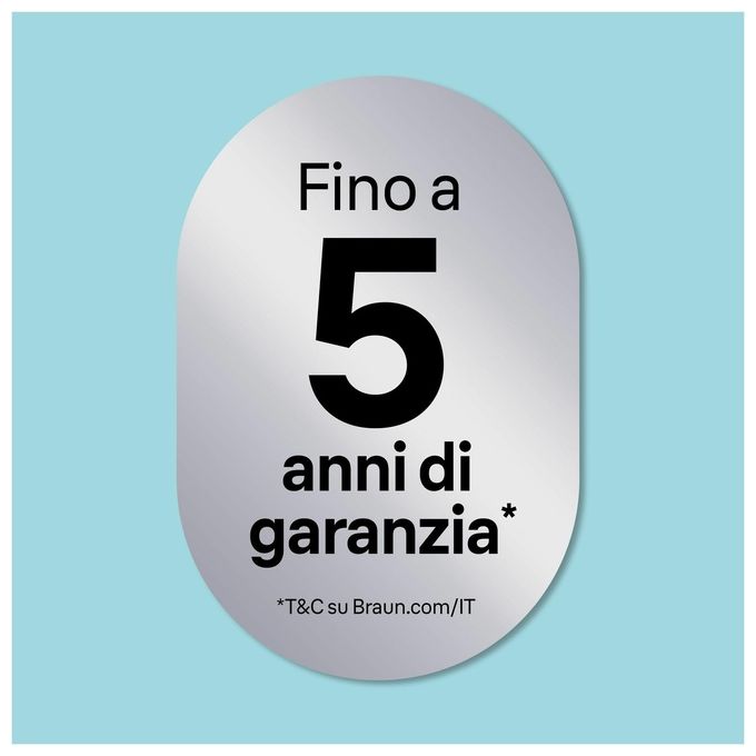 Braun SE5030 Silk-Épil 5 Epilatore Elettrico Donna 28 Pinzette MicroGrip Wet Dry Rullo Massaggiante 40 min colore Bianco Rosa