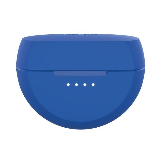 Belkin AUC011btBL SoundForm Nano 2 Auricolari Wireless per Bambini Bluetooth 5.3 Volume Limitato 85 dB IPX5 Resistente all'Acqua 28 Ore di Autonomia con Custodia colore Blu