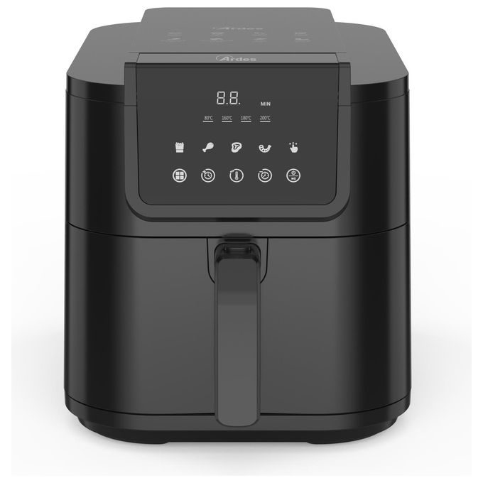 Ardes ARFRYA05L Friggisana Infinity Friggitrice ad aria 8 L 1700 W 4 Programmi Display Touch colore Nero