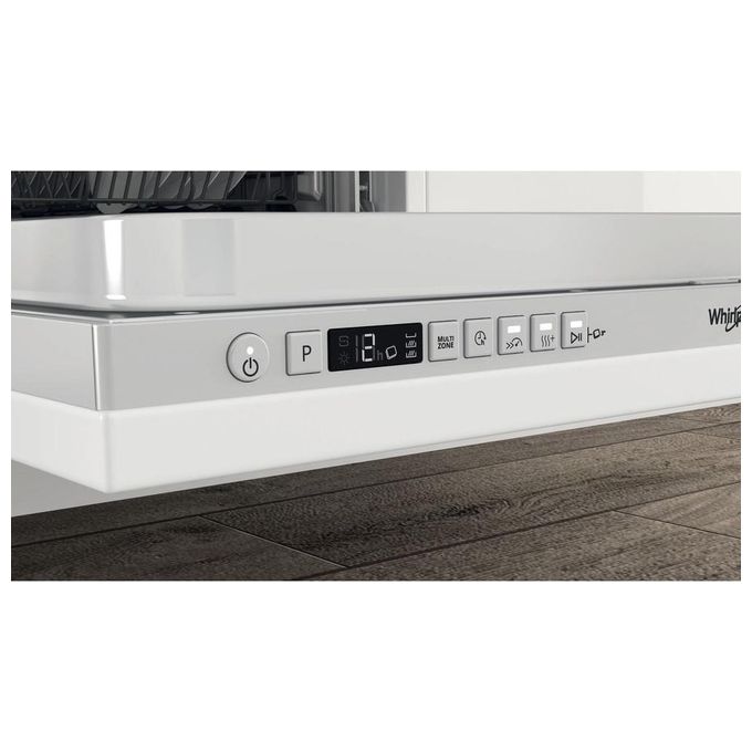 Whirlpool WIC3C33F Lavastoviglie da Incasso 14 coperti Classe D 43 dB 8 programmi 6° Senso NaturalDry (82x60x55 cm) colore Argento