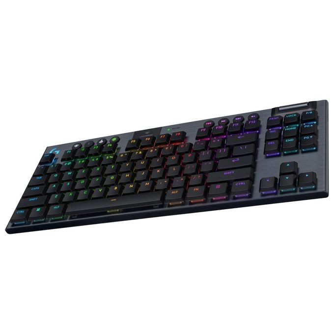 Logitech G 920-012725 G915 X Tastiera gaming wireless meccanica TKL RGB LIGHTSYNC switch GL Tactile a basso profilo USB-C Bluetooth QWERTY IT colore Nero