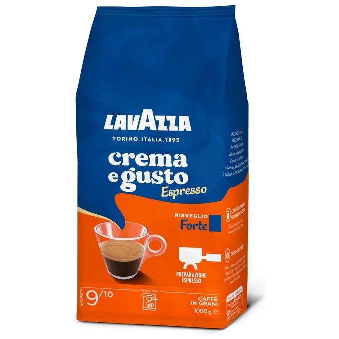 Lavazza Caffe' in Grani Crema e Gusto Forte 1Kg