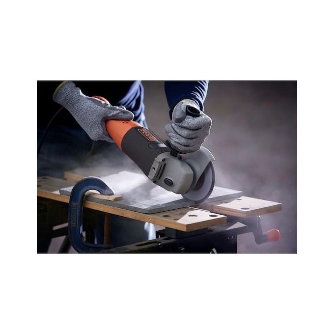 Black+Decker KG1202 Smerigliatrice Angolare 1200W 115-125mm con Avviamento Soft Start