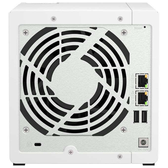 Qnap TS-433-4G NAS Tower 4 Bay ARM Cortex-A55 Quad-Core 2 GHz 4 GB RAM 2.5GbE QNAP QTS colore Bianco