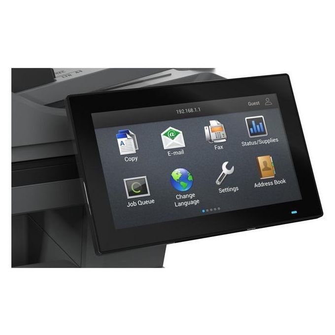 Lexmark 38S0910 MX632adwe Stampante Multifunzione Laser Monocromatica A4 47 ppm Wi-Fi Duplex ADF Schermo Touch 7'' colore Nero Grigio