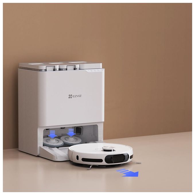 EZVIZ CS-RS20-PRO-PGA2 RS20 PRO Robot aspirapolvere Lavapavimenti connesso LiDAR 7200 Pa Wi-Fi autonomia 220 min colore Bianco