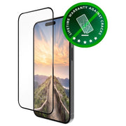 DBramante1928 Eco Pellicola Proteggischermo Trasparente per Apple iPhone 16 Pro Black Edge