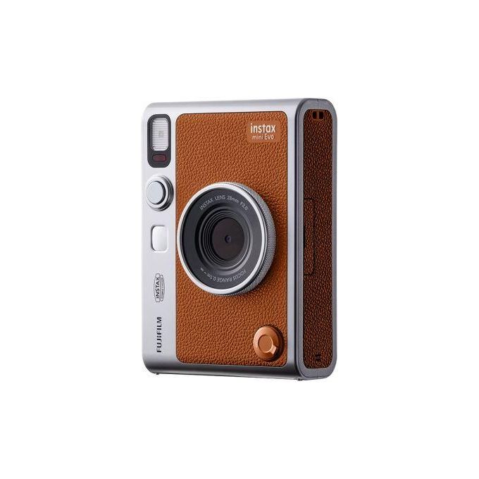 Fujifilm EVO Instax Mini Evo Fotocamera Istantanea Ibrida 100 Combinazioni Bluetooth Selfie colore Marrone