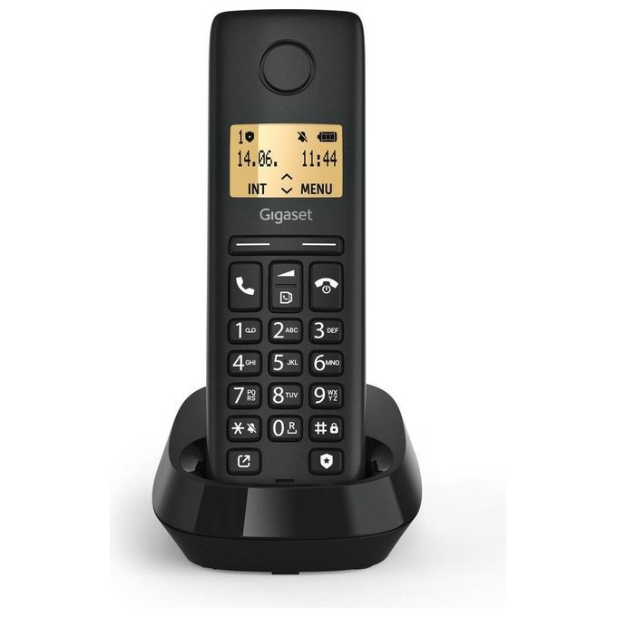 Gigaset Pure 100 Sys Telefono Cordless Nero