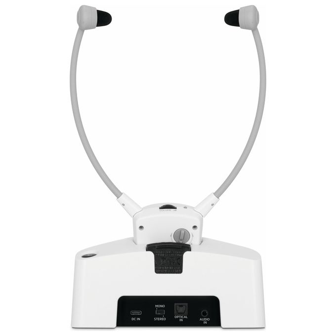 TechniSat 0000-9130 StereoMan ISI 3 Auricolari Wireless In-Ear con Bluetooth e Jack 3.5 mm colore Bianco