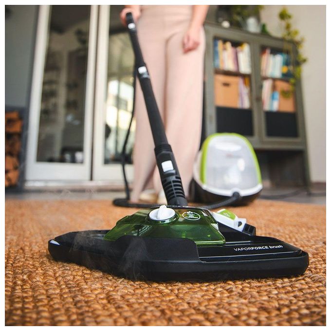Polti PTEU0317 Vaporetto Smart 110 Eco Pulitore a Vapore Cilindrico 1500W 4 bar Autorefill 110 g-min colore Nero Verde Bianco