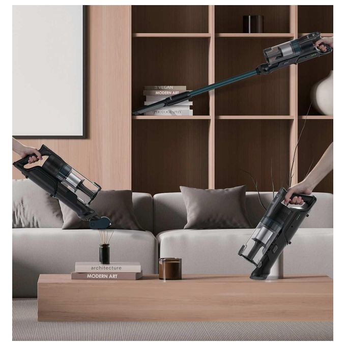 Hoover HF1P10P011 HF1 Plus Aspirapolvere a Bastone Ciclonico Senza Sacco 0,7 L 165 W 45 min autonomia colore Nero Blu