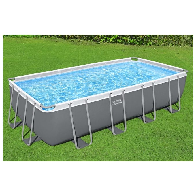 Bestway 56466 Piscina Steel Rettangolare Filtro J3 549x274x122 cm