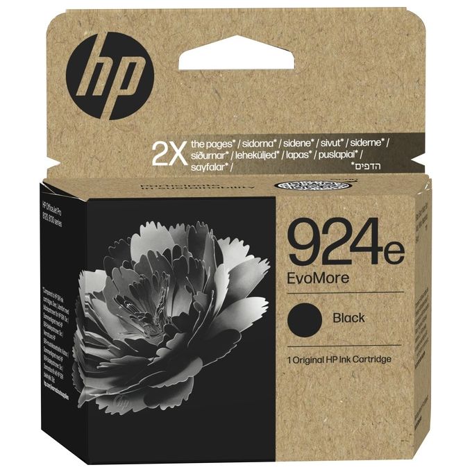 HP 4K0V0NE Cartuccia di Inchiostro Nero Originale Resa Elevata XL 1000 Pagine colore Nero