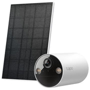 TP-Link TC82 KIT Tapo Telecamera IP Wi-Fi 2K 3MP Batteria Pannello Solare Visione Notturna a Colori IP65 MicroSD 512GB
