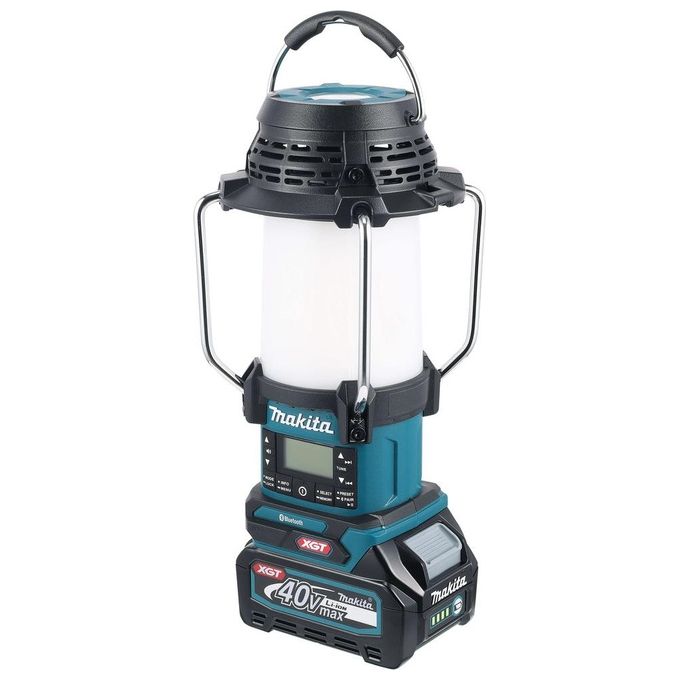 Makita MR009GZ Radio da cantiere con lanterna 40V Bluetooth DAB+ USB 360° IP65 colore Nero
