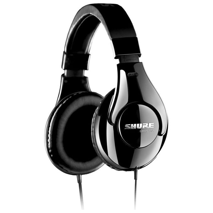 Shure SRH240A-BK-EFS Cuffie a Padiglione Circumaurali Chiuse Cablate 20 20000 Hz 38 ohm colore Nero