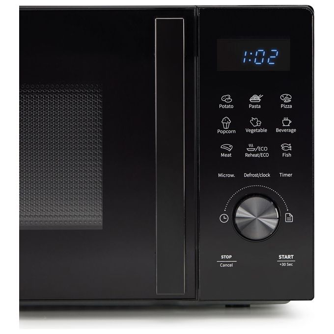 Hisense H20MOBSD1H Forno a Microonde Solo 20 L 700W 9 Programmi Rivestimento Ceramica colore Nero