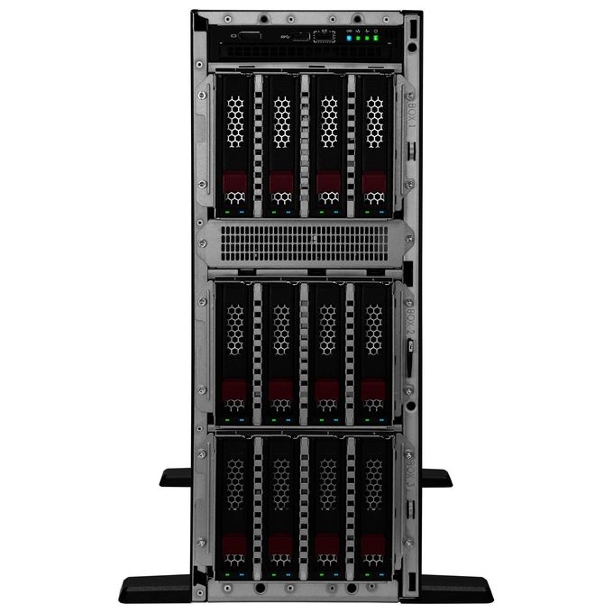 Hewlett Packard Enterprise P53567-421 HPE ProLiant ML350 Gen11 Server Tower Intel Xeon Silver 4410Y 2.0 GHz 12 Core 32 GB DDR5-SDRAM 1000 W colore Nero