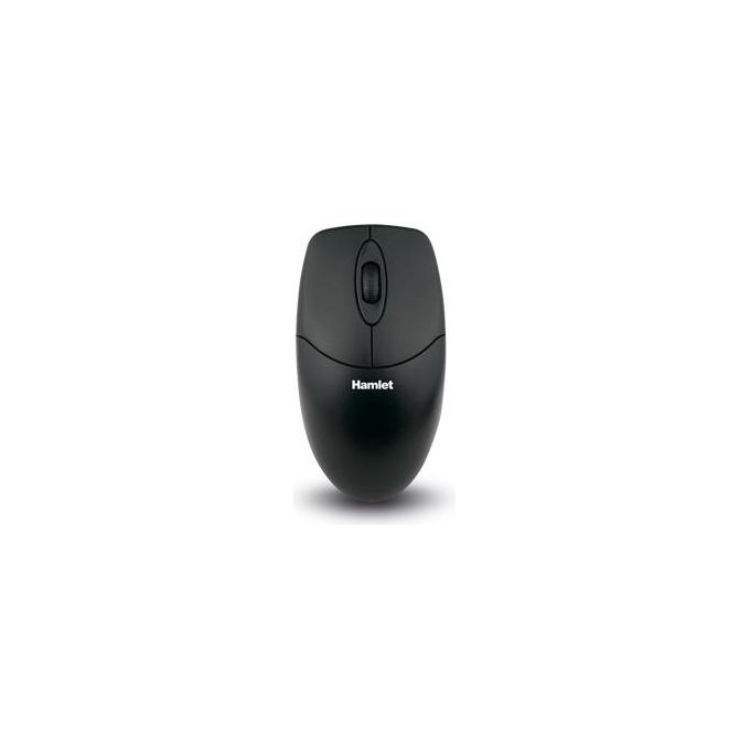 Hamlet Xmiceu2 Mouse usb 1000dpi nero
