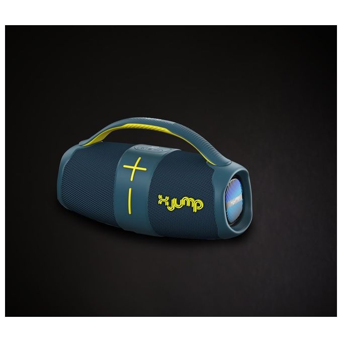 X JUMP XJ 120 Cassa Bluetooth Portatile 40W TWS IPX5 USB AUX Microfono Incorporato colore Blu