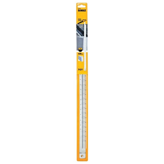 DeWALT DT2975-QZ Lama per Sega Alligator 430 mm per Calcestruzzo Cellulare e Gesso con Denti in Carburo di Tungsteno colore Nero