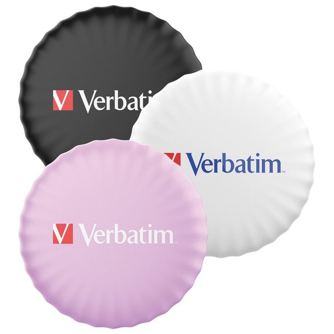 Verbatim My Finder Coin Localizzatore e Cercatore Gps Personale Nero-Rosa-Bianco