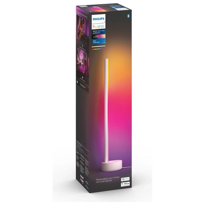 Philips Lampada Signe Gradient Hue White and Color Ambiance Tavolo Moderna con Effetti Luminosi Personalizzabili