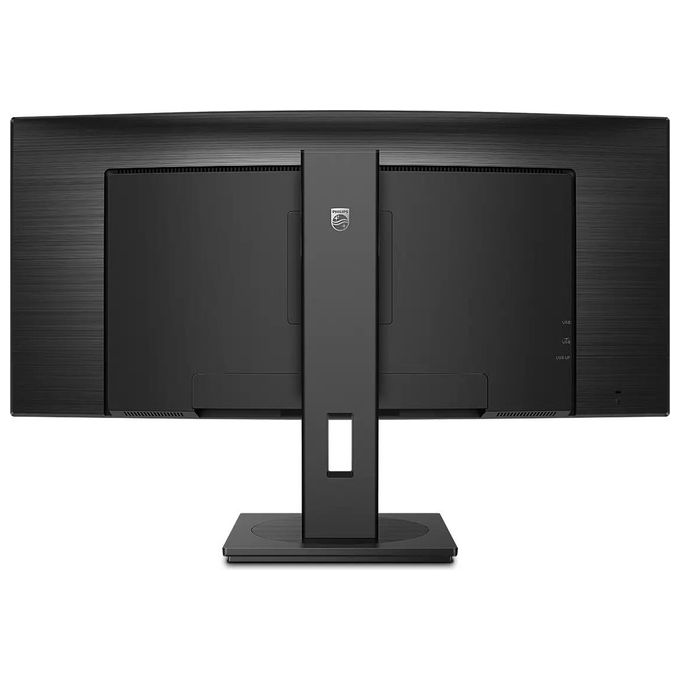Philips Monitor 346B1C Gaming Monitor Curvo 34'' 21:9 WQHD, 100 Hz, Adaptive Sync, Multiview (PiP, PbP), KVM e Audio Integrati, HDMI, Display Port, Docking Station USB-C, RJ45, Regolabile Ergonomicamente, Vesa