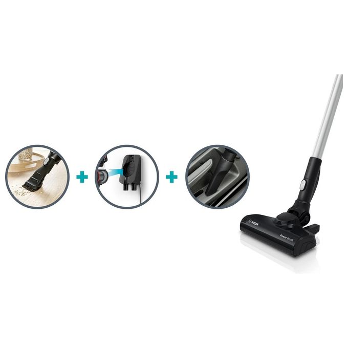 Bosch BCS611P4A Serie 6 Aspirapolvere Senza Filo 0.3 L autonomia 30 min 85 dB colore Nero