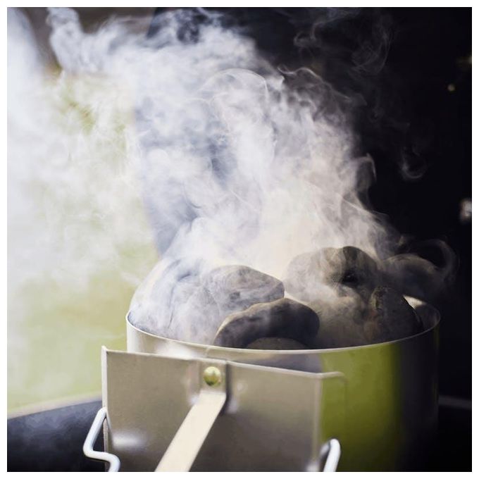 Weber Bricchetti a Base di Cocco 8Kg Nero