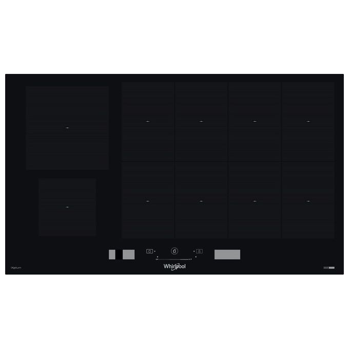Whirlpool SMP29010CNEIXL Piano cottura a induzione 86 cm 10 zone FlexiCook vetroceramica comandi touch timer digitale colore Nero