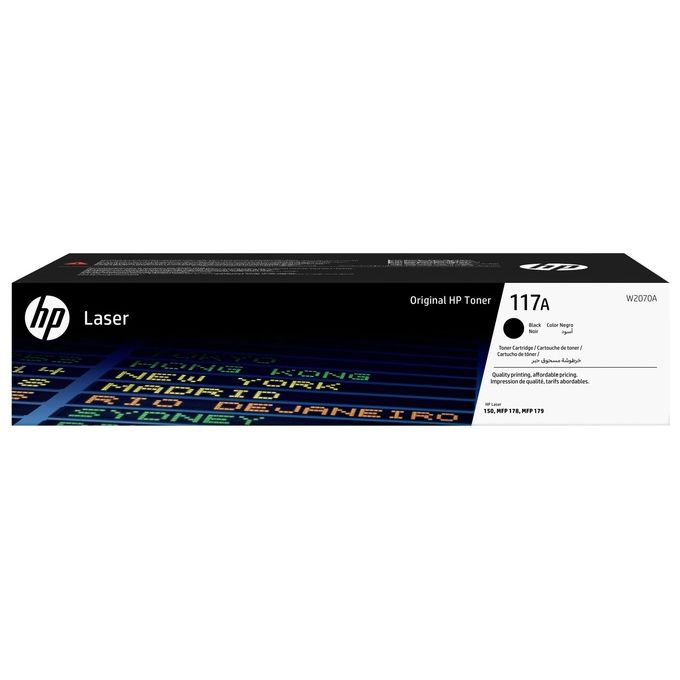 HP W2070A 117A Cartuccia Toner Originale per Stampante Laser 1000 pagine colore Nero